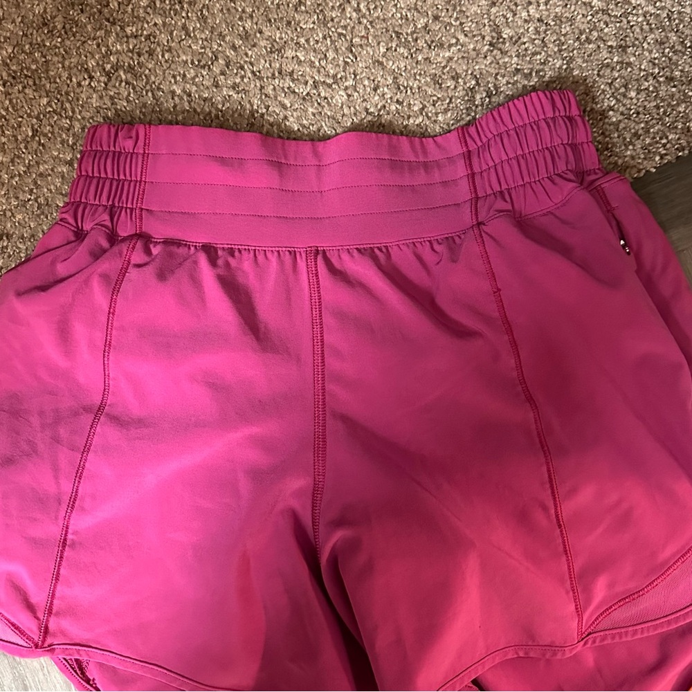 lululemon athletica Fuchsia Athletic Shorts
